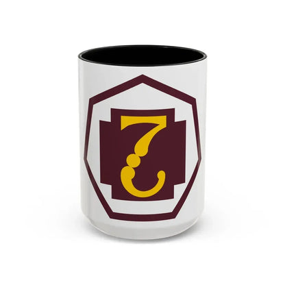 7 Medical Command (U.S. Army) Accent Coffee Mug 15oz Black - Go Mug Yourself
