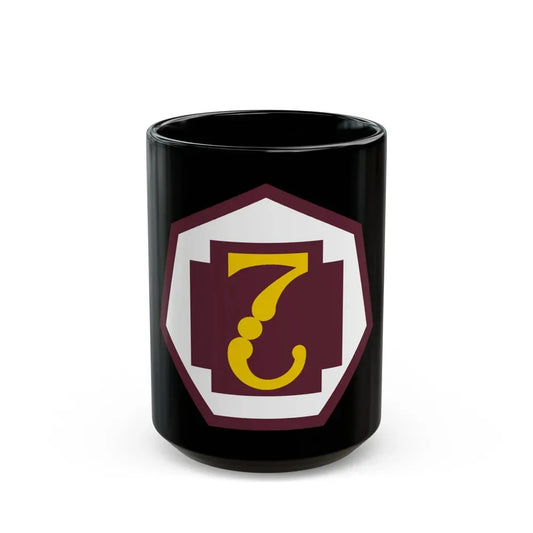 7 Medical Command (U.S. Army) Black Coffee Mug 15oz - Go Mug Yourself