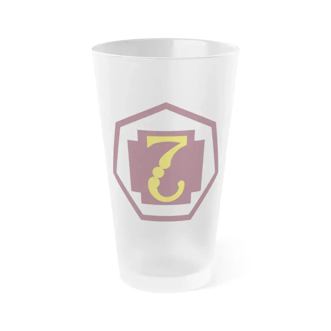 7 Medical Command (U.S. Army) Frosted Pint Glass 16oz Default Title - Go Mug Yourself