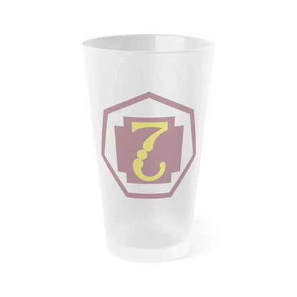7 Medical Command (U.S. Army) Frosted Pint Glass 16oz Default Title - Go Mug Yourself