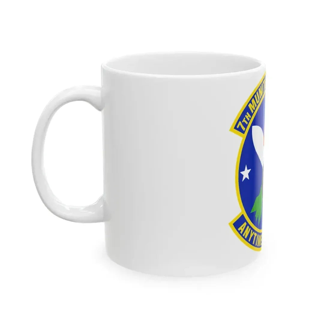 7 Munitions Squadron ACC (U.S. Air Force) White Coffee Mug - Go Mug Yourself