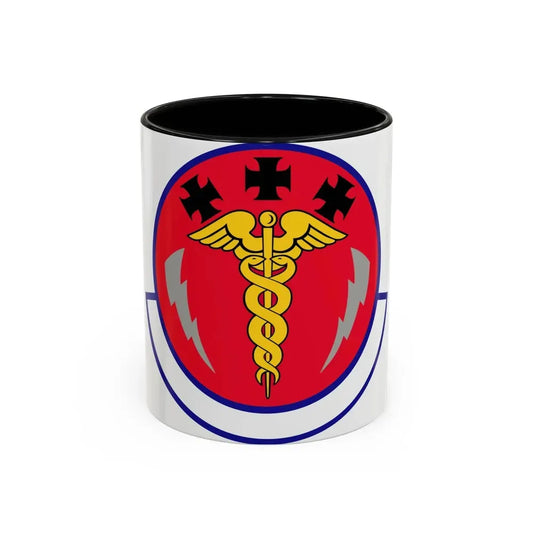7 Operational Medical Readiness Squadron AFGSC (U.S. Air Force) Accent Coffee Mug 11oz Black - Go Mug Yourself