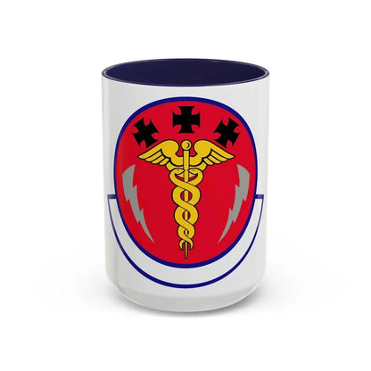 7 Operational Medical Readiness Squadron AFGSC (U.S. Air Force) Accent Coffee Mug 15oz Navy - Go Mug Yourself