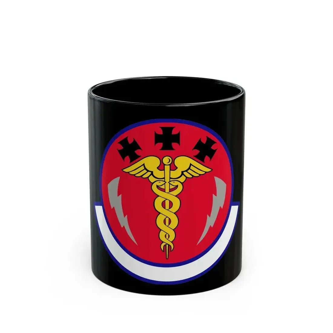 7 Operational Medical Readiness Squadron AFGSC (U.S. Air Force) Black Coffee Mug 11oz - Go Mug Yourself