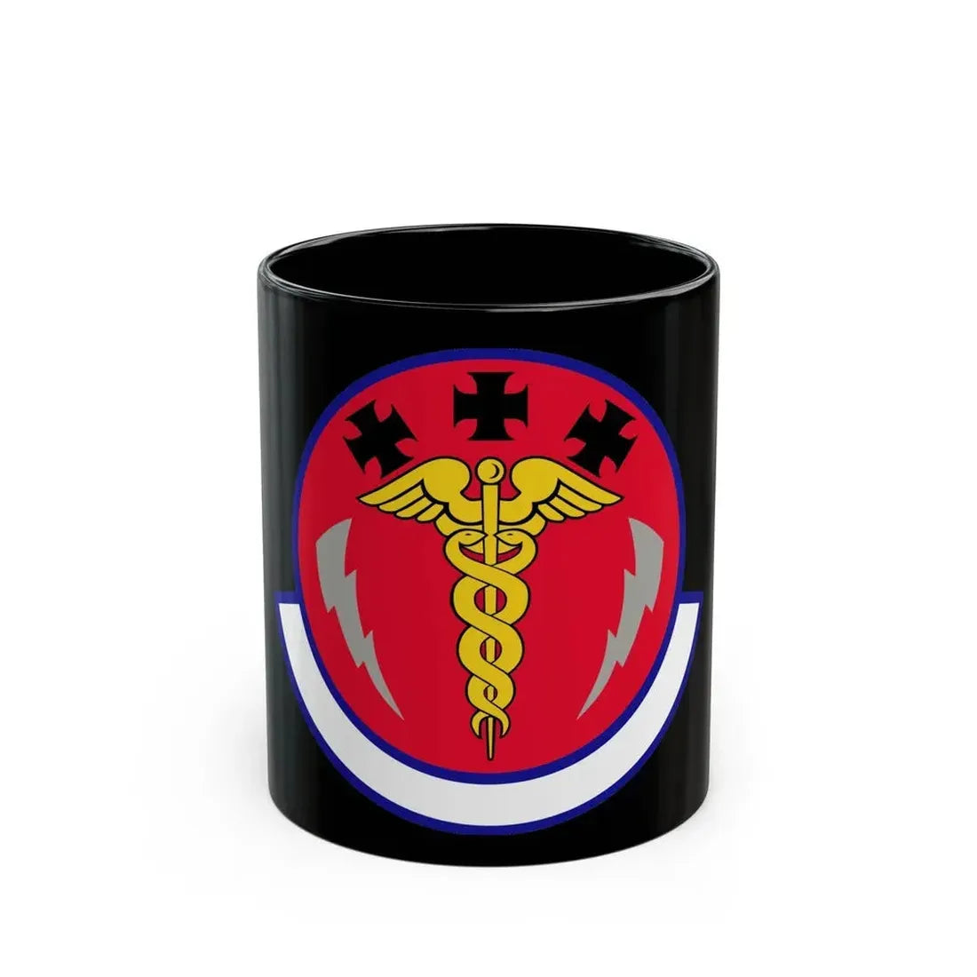 7 Operational Medical Readiness Squadron AFGSC (U.S. Air Force) Black Coffee Mug 11oz - Go Mug Yourself