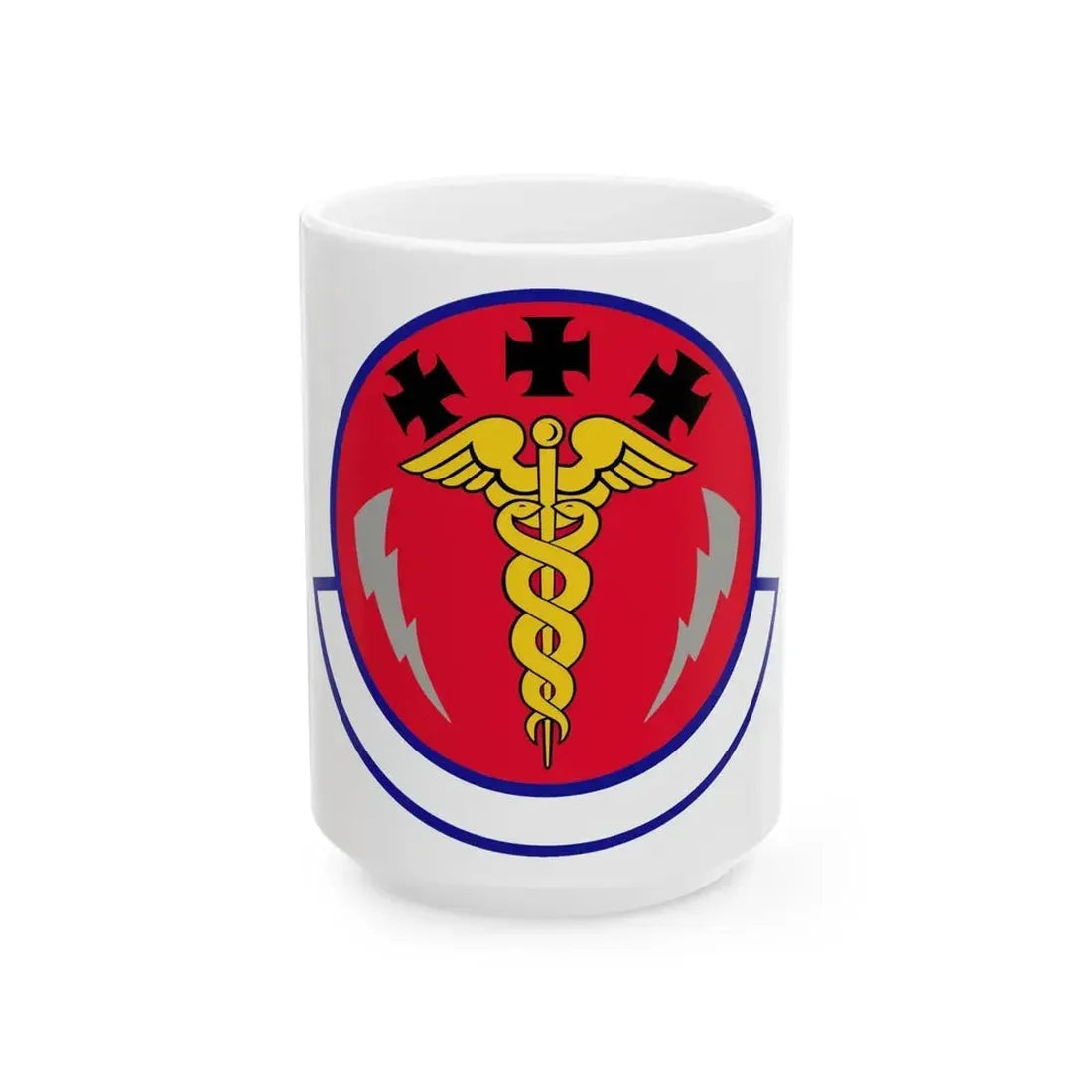 7 Operational Medical Readiness Squadron AFGSC (U.S. Air Force) White Coffee Mug 15oz - Go Mug Yourself