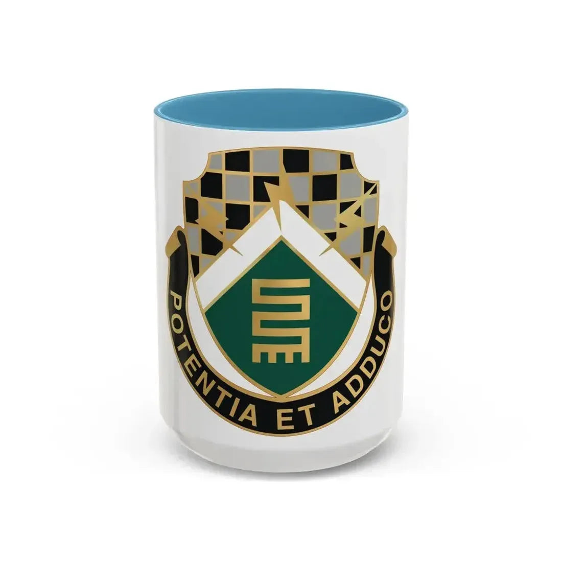 7 Psychological Operations Battalion (U.S. Army) Accent Coffee Mug 15oz Light Blue - Go Mug Yourself