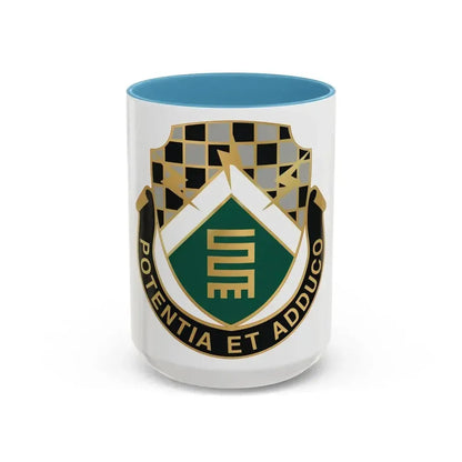 7 Psychological Operations Battalion (U.S. Army) Accent Coffee Mug 15oz Light Blue - Go Mug Yourself