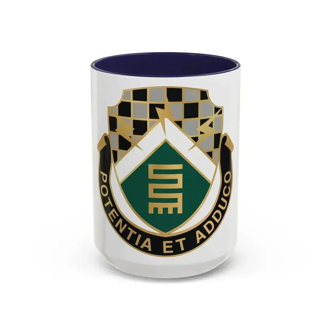 7 Psychological Operations Battalion (U.S. Army) Accent Coffee Mug 15oz Navy - Go Mug Yourself