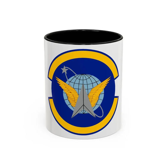 7 Space Operations Squadron AFRC (U.S. Air Force) Accent Coffee Mug 11oz Black - Go Mug Yourself