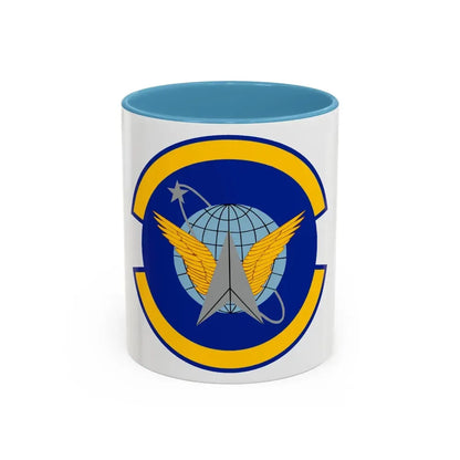 7 Space Operations Squadron AFRC (U.S. Air Force) Accent Coffee Mug 11oz Light Blue - Go Mug Yourself
