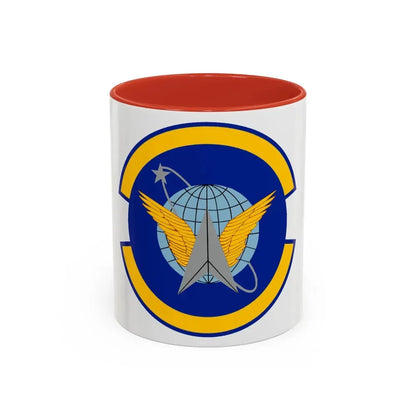 7 Space Operations Squadron AFRC (U.S. Air Force) Accent Coffee Mug 11oz Red - Go Mug Yourself