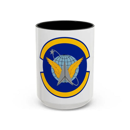 7 Space Operations Squadron AFRC (U.S. Air Force) Accent Coffee Mug 15oz Black - Go Mug Yourself