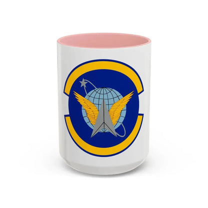 7 Space Operations Squadron AFRC (U.S. Air Force) Accent Coffee Mug 15oz Pink - Go Mug Yourself