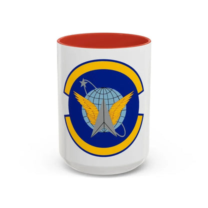 7 Space Operations Squadron AFRC (U.S. Air Force) Accent Coffee Mug 15oz Red - Go Mug Yourself