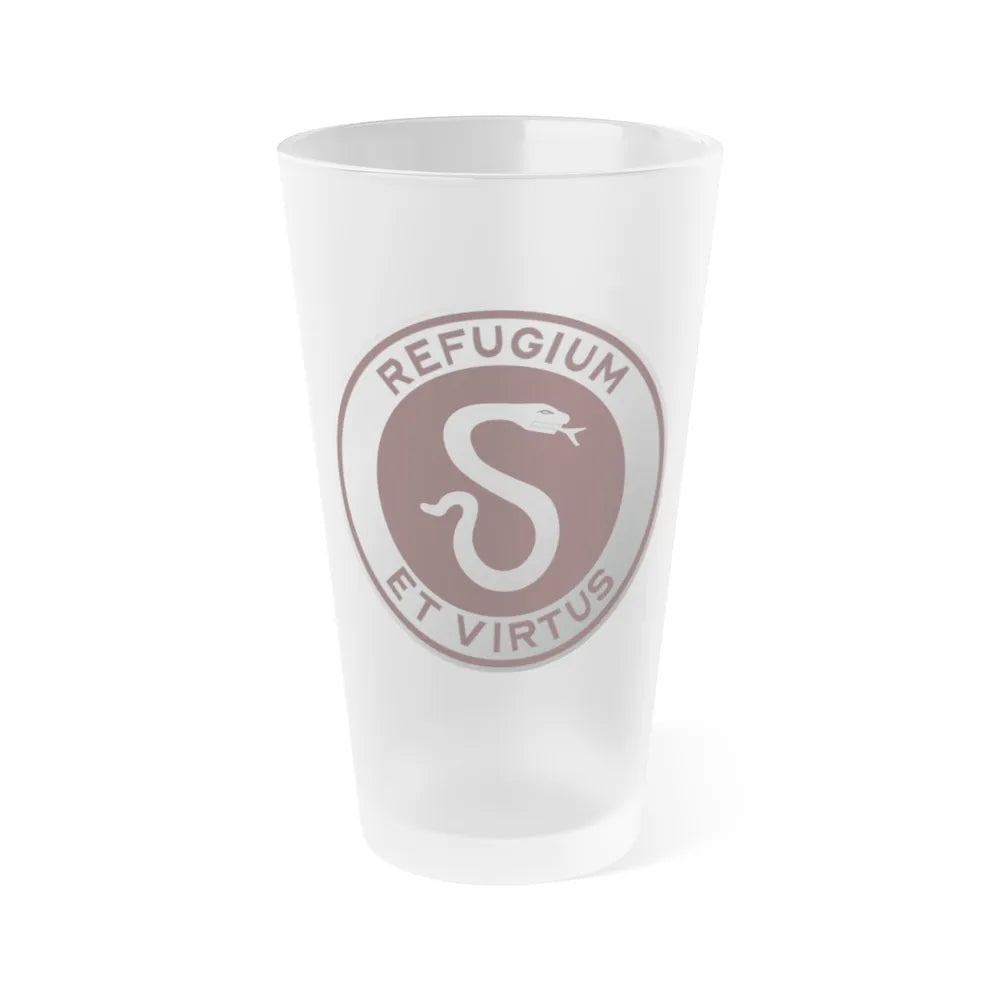 7 Surgical Hospital (U.S. Army) Frosted Pint Glass 16oz-Go Mug Yourself