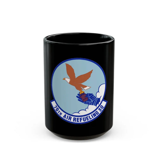 70 Air Refueling Squadron AFRC (U.S. Air Force) Black Coffee Mug-15oz-Go Mug Yourself