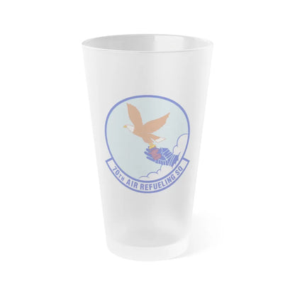 70 Air Refueling Squadron AFRC (U.S. Air Force) Frosted Pint Glass 16oz-Go Mug Yourself