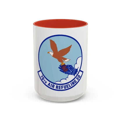 70 Air Refueling Squadron AFRC (U.S. Air Force) Accent Coffee Mug 15oz Red - Go Mug Yourself