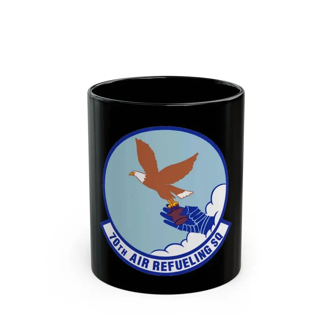70 Air Refueling Squadron AFRC (U.S. Air Force) Black Coffee Mug 11oz - Go Mug Yourself