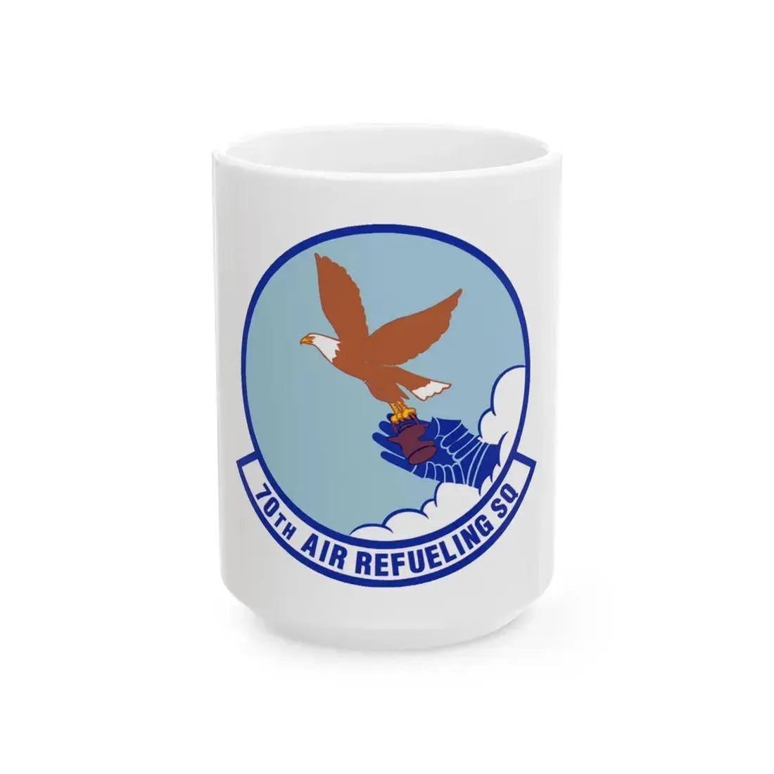 70 Air Refueling Squadron AFRC (U.S. Air Force) White Coffee Mug - Go Mug Yourself