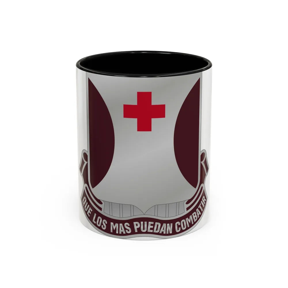 70 Medical Battalion (U.S. Army) Accent Coffee Mug-11oz-Black-Go Mug Yourself