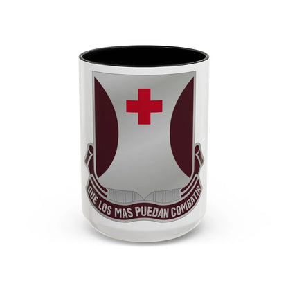 70 Medical Battalion (U.S. Army) Accent Coffee Mug-15oz-Black-Go Mug Yourself