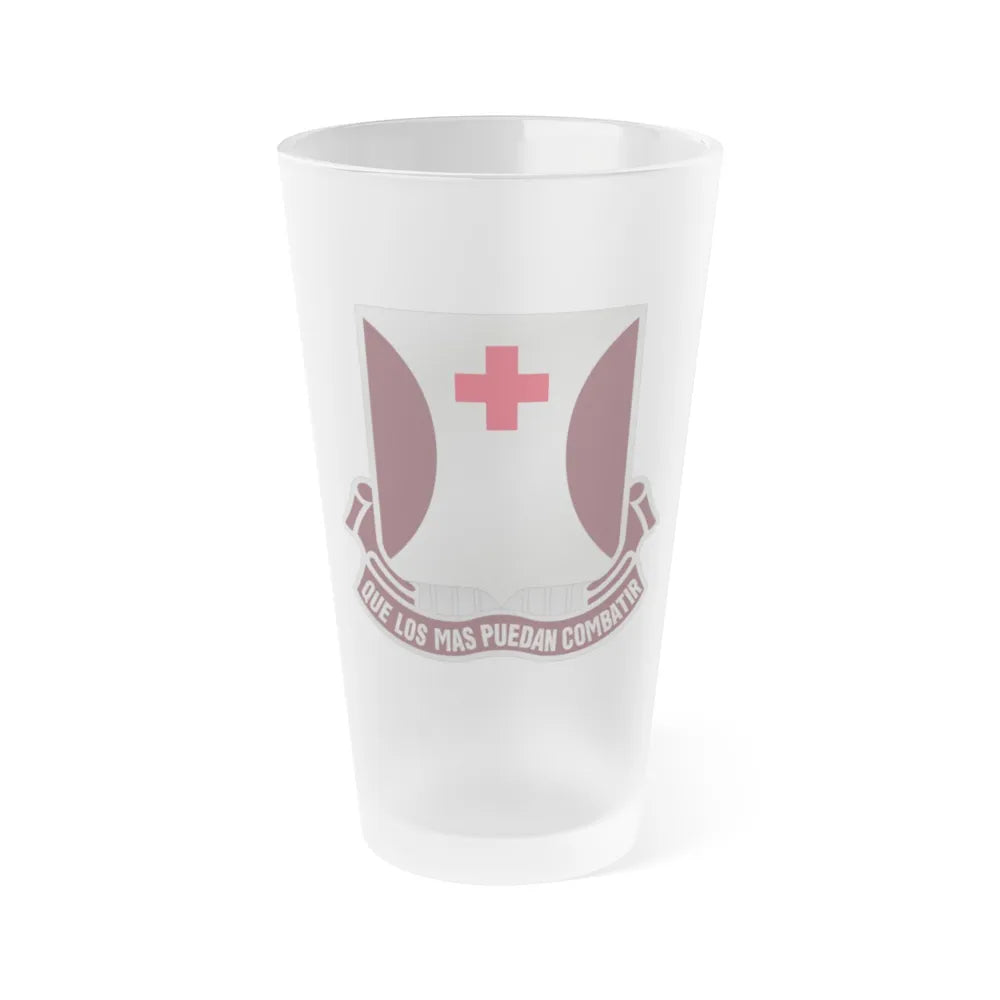 70 Medical Battalion (U.S. Army) Frosted Pint Glass 16oz-Go Mug Yourself