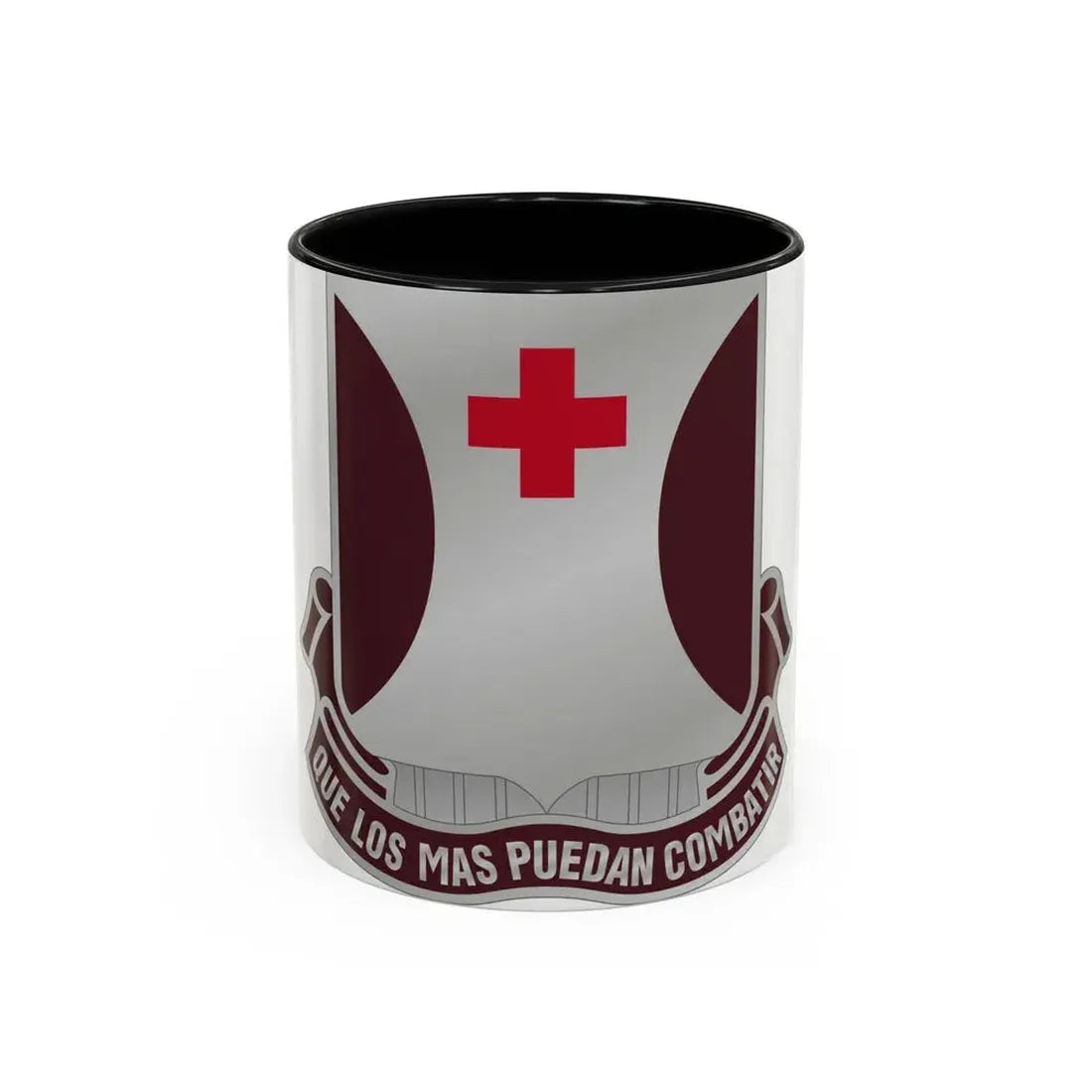 70 Medical Battalion (U.S. Army) Accent Coffee Mug 11oz Black - Go Mug Yourself
