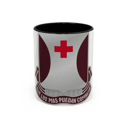 70 Medical Battalion (U.S. Army) Accent Coffee Mug 11oz Black - Go Mug Yourself