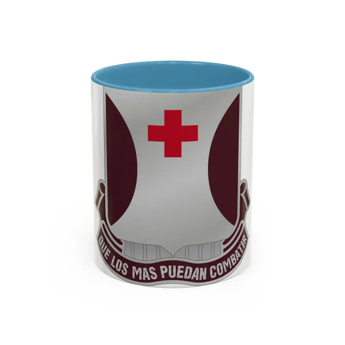 70 Medical Battalion (U.S. Army) Accent Coffee Mug 11oz Light Blue - Go Mug Yourself