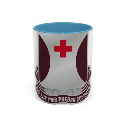 70 Medical Battalion (U.S. Army) Accent Coffee Mug 11oz Light Blue - Go Mug Yourself