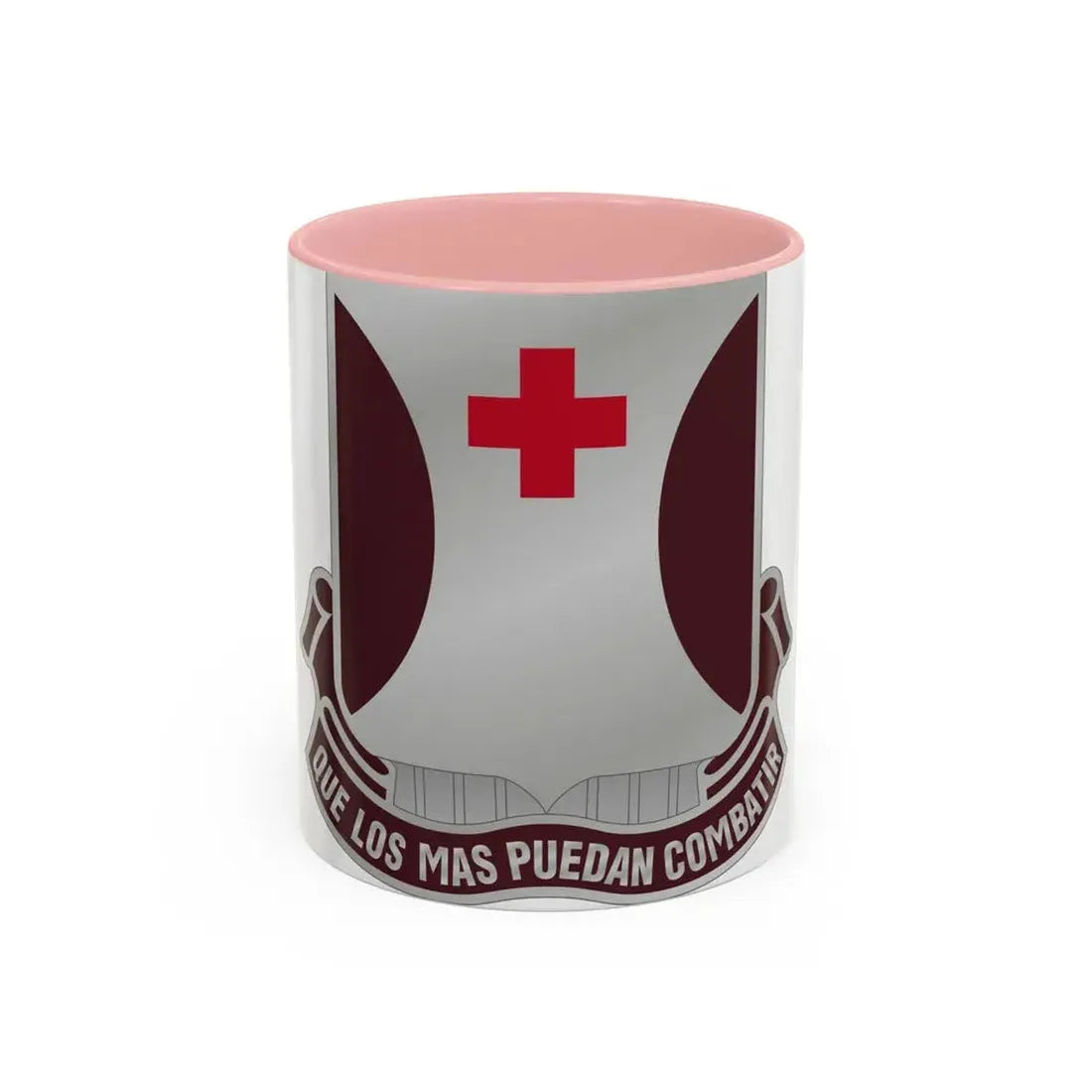 70 Medical Battalion (U.S. Army) Accent Coffee Mug 11oz Pink - Go Mug Yourself