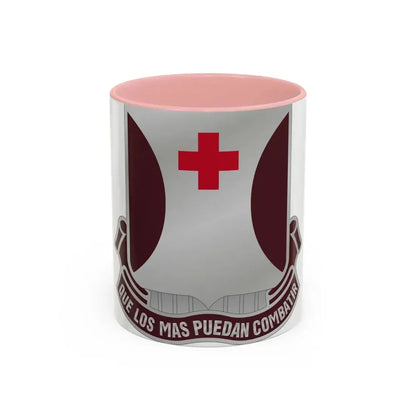 70 Medical Battalion (U.S. Army) Accent Coffee Mug 11oz Pink - Go Mug Yourself