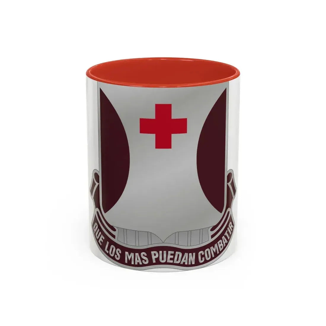 70 Medical Battalion (U.S. Army) Accent Coffee Mug 11oz Red - Go Mug Yourself