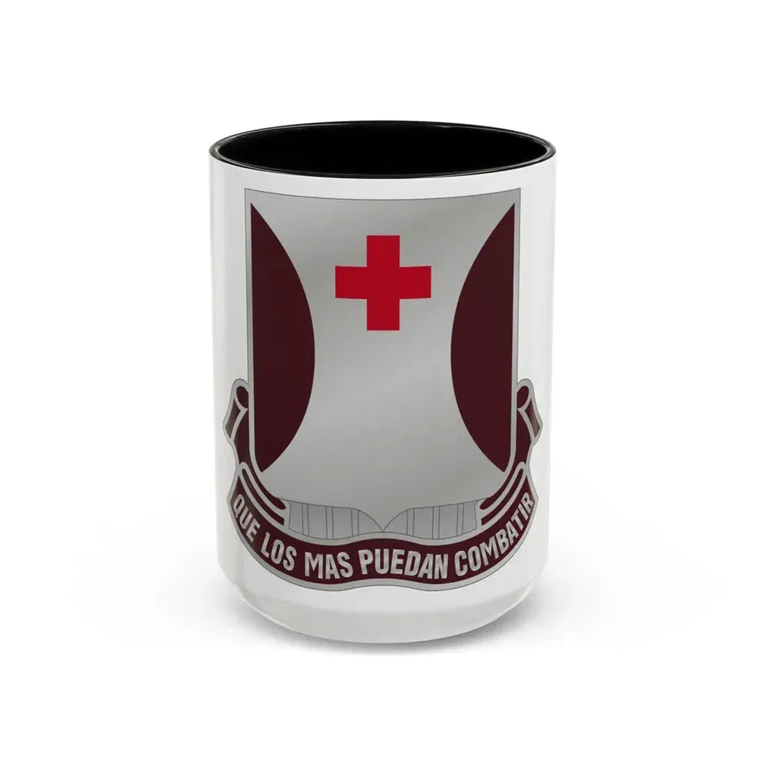 70 Medical Battalion (U.S. Army) Accent Coffee Mug 15oz Black - Go Mug Yourself