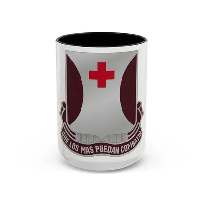 70 Medical Battalion (U.S. Army) Accent Coffee Mug 15oz Black - Go Mug Yourself