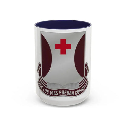 70 Medical Battalion (U.S. Army) Accent Coffee Mug 15oz Navy - Go Mug Yourself