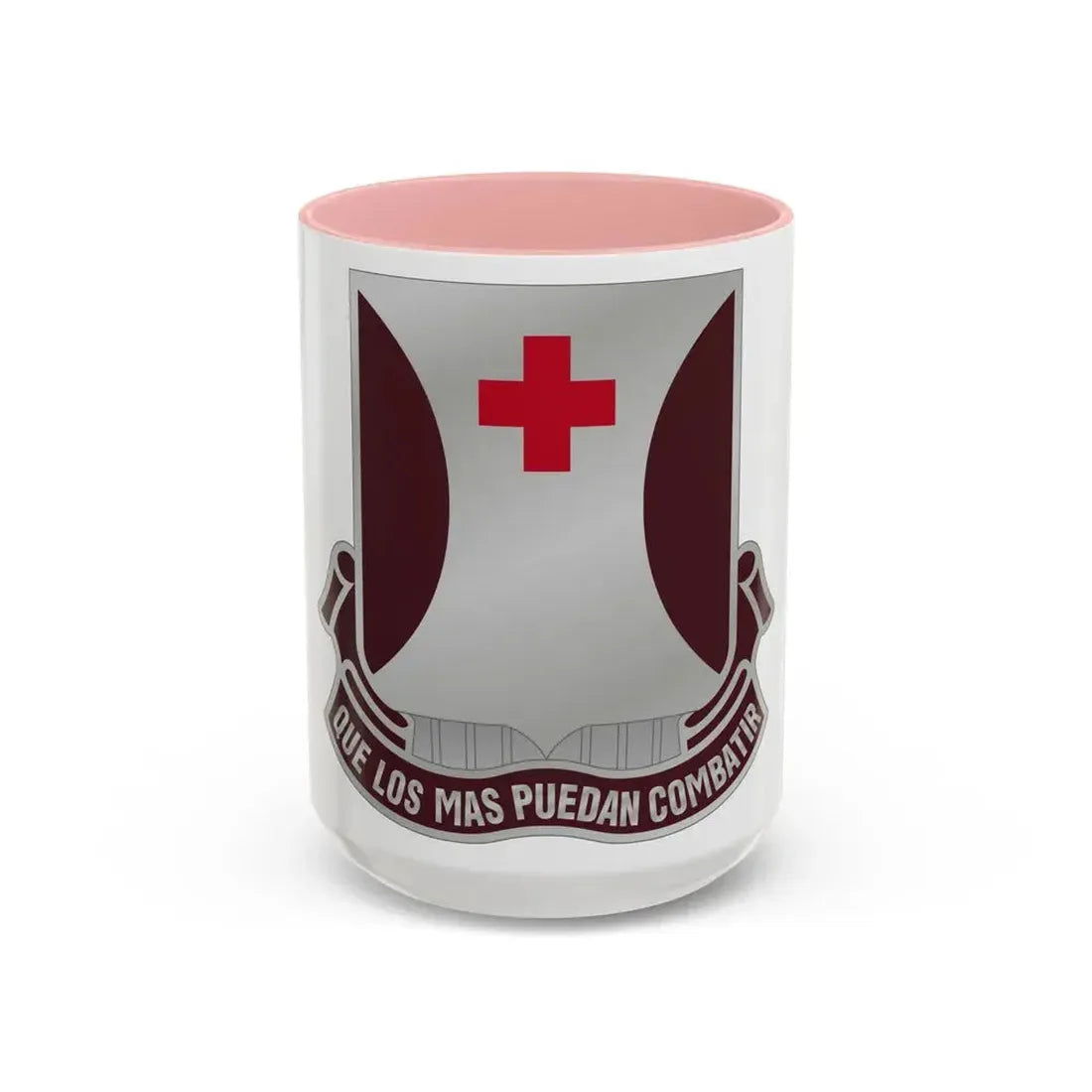 70 Medical Battalion (U.S. Army) Accent Coffee Mug 15oz Pink - Go Mug Yourself