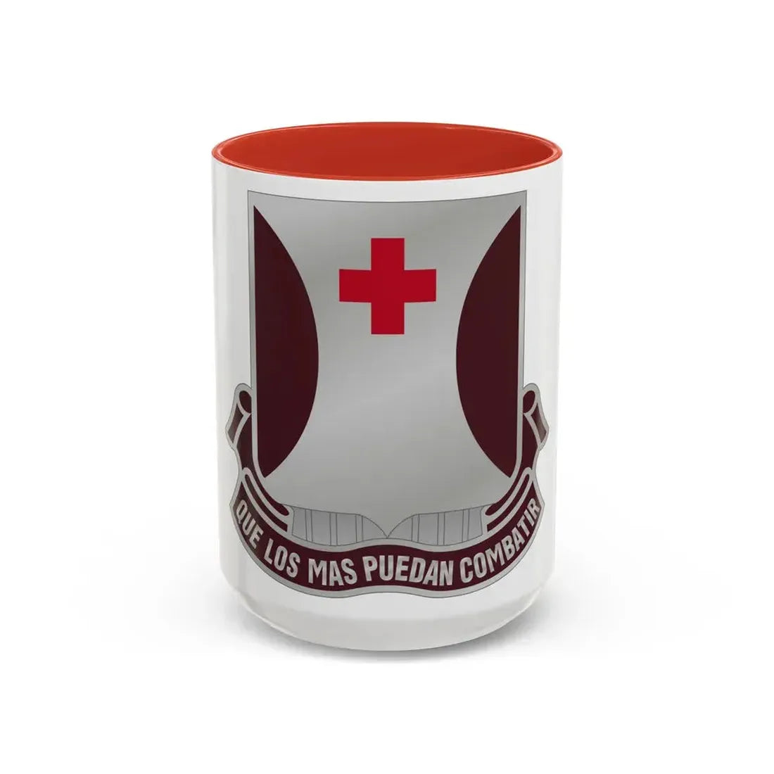 70 Medical Battalion (U.S. Army) Accent Coffee Mug 15oz Red - Go Mug Yourself