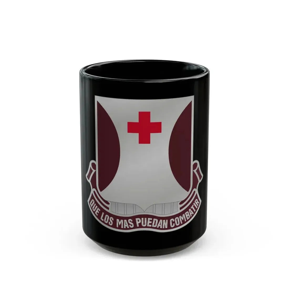 70 Medical Battalion (U.S. Army) Black Coffee Mug 15oz - Go Mug Yourself