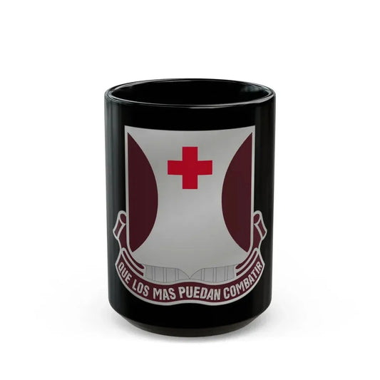 70 Medical Battalion (U.S. Army) Black Coffee Mug 15oz - Go Mug Yourself