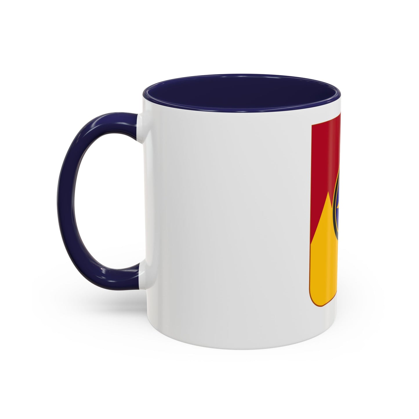 607th Armored Field Artillery Battalion v2 (U.S. Army) Accent Coffee Mug