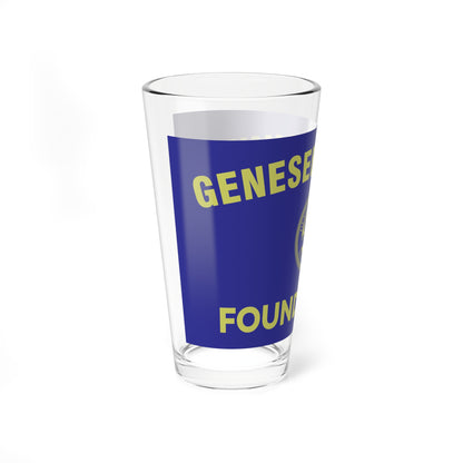 Flag of Genesee County New York (United States) Pint Glass 16oz