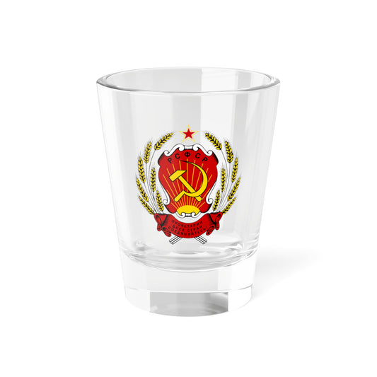 Coat of arms of the Russian Soviet Federative Socialist Republic - Shot Glass 1.5oz