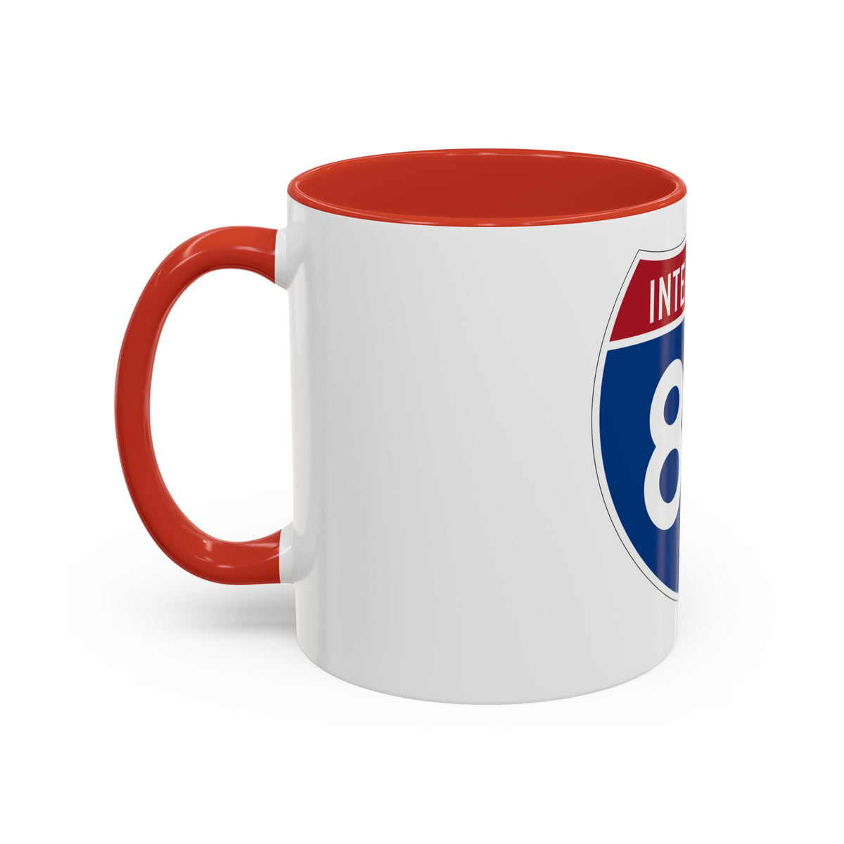 Interstate 80 (U.S. Highways) Accent Coffee Mug