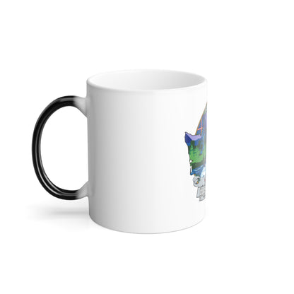USS Washington SSN 787 (U.S. Navy) Color Changing Mug 11oz