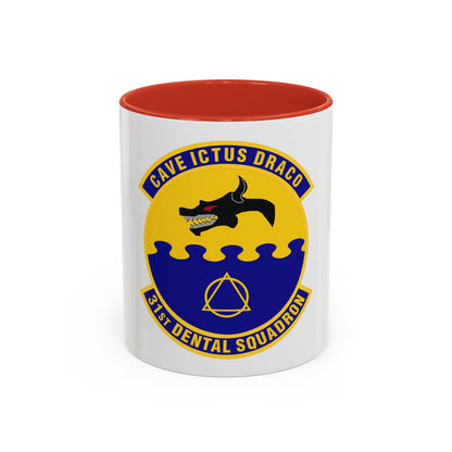 31st Dental Squadron (U.S. Air Force) Accent Coffee Mug
