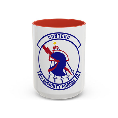 5th Security Forces Squadron (U.S. Air Force) Accent Coffee Mug