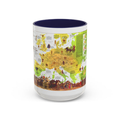 Europe - Celtic (1977) (Map) Accent Coffee Mug